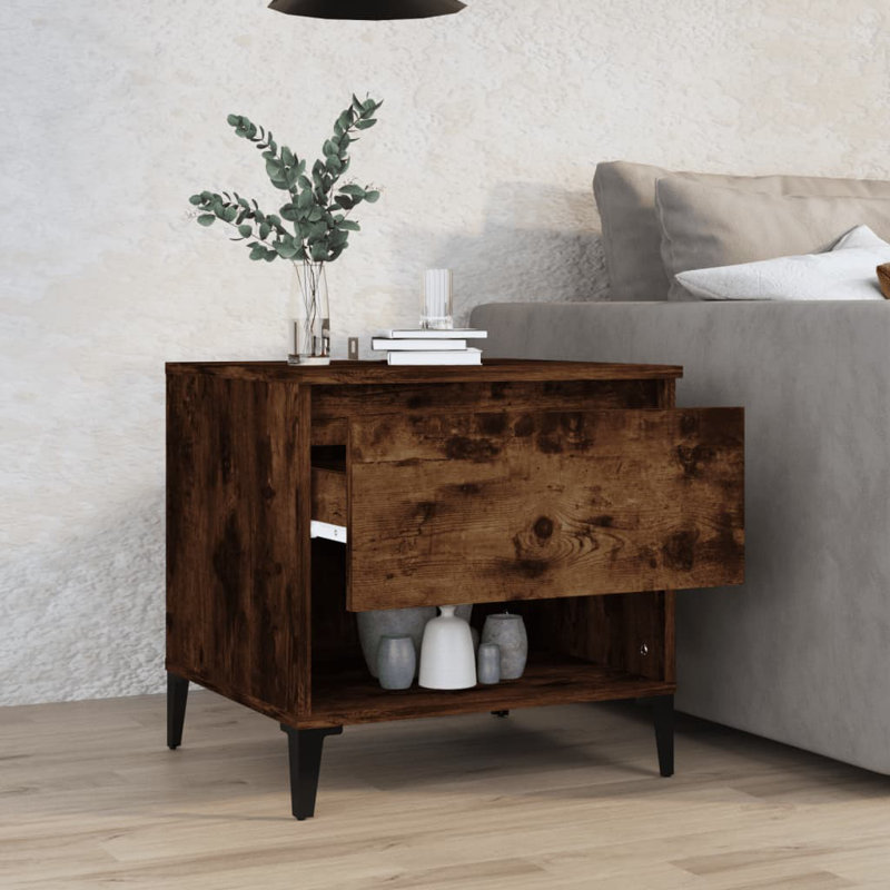 Nylan End Table, Smoked Oak