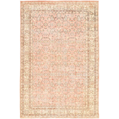 Antique One Of A Kind One-of-a-Kind 6'5" X 9'6" Hand Knotted Area Rug