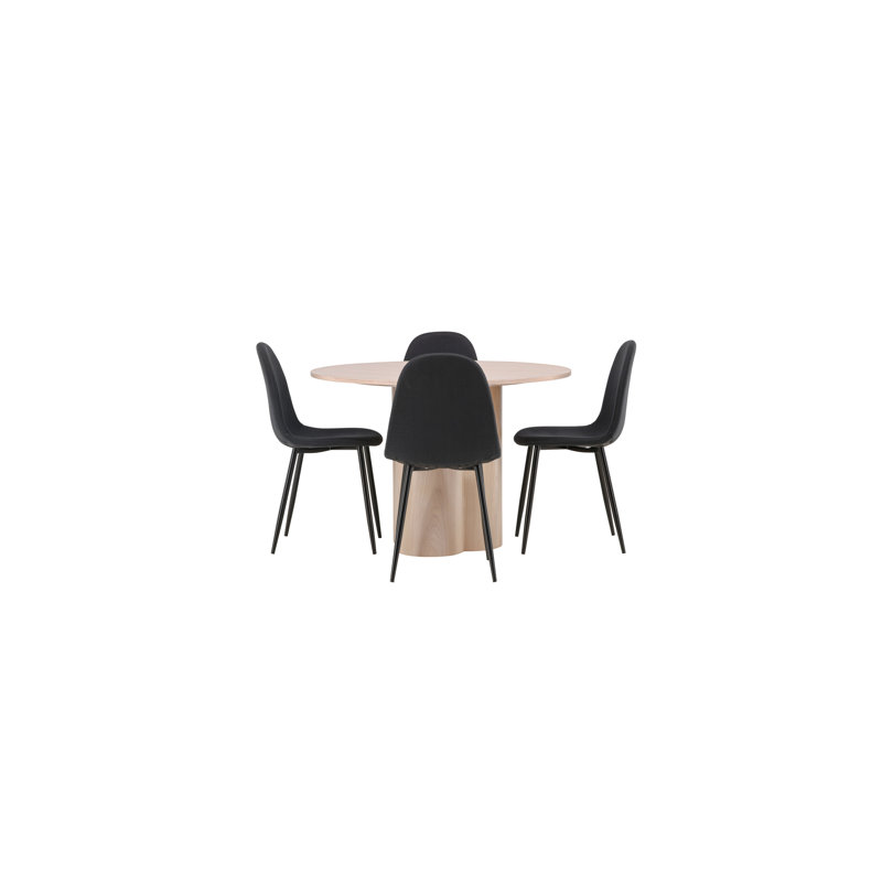 Gilchrist 4 - Person Dining Set, White