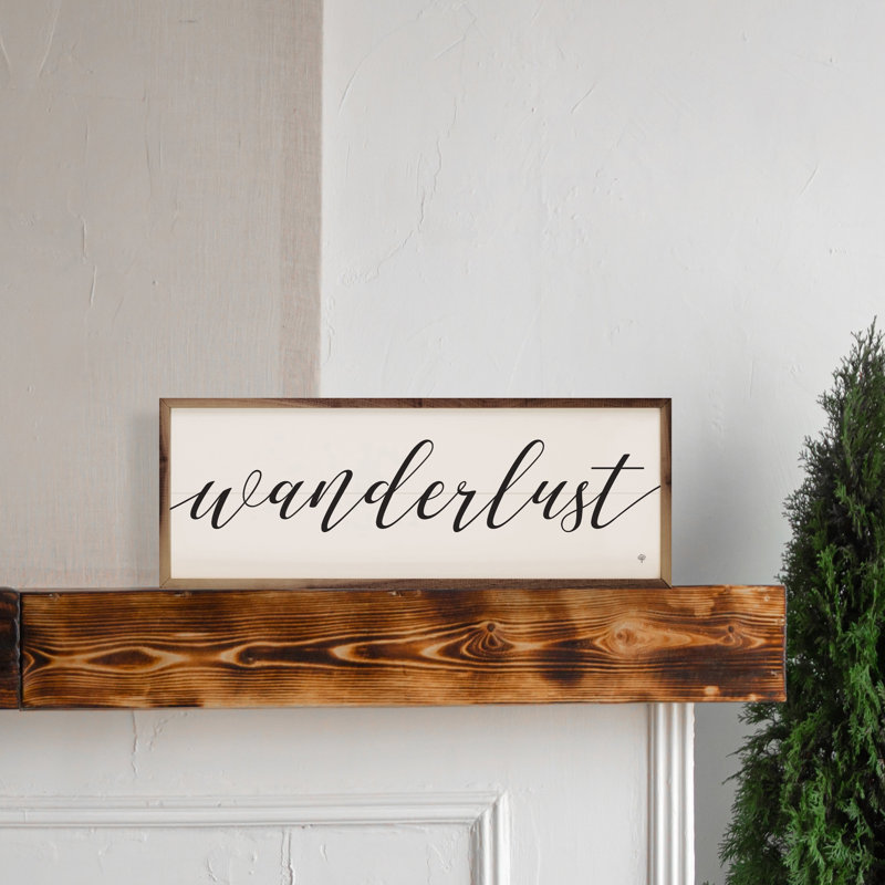 Wanderlust White, 4" H x 12" W