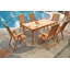 Schofield Outdoor 9 - Piece Teak Dining Set