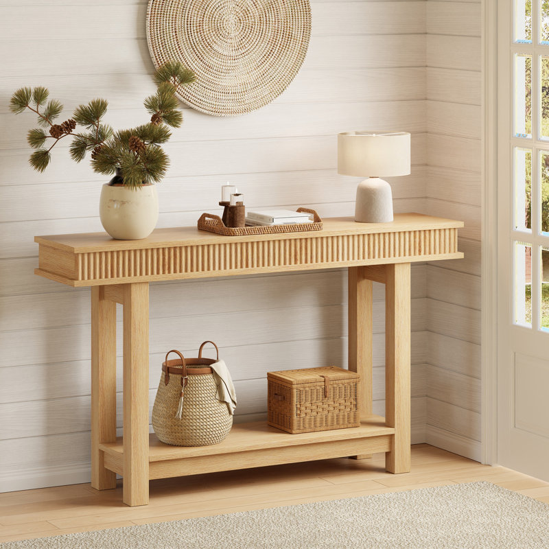 Table de salle à manger Farmhouse, Natural Wood