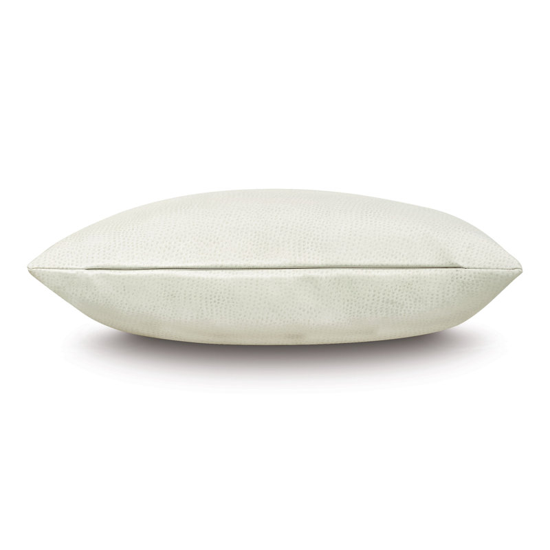 Scarpa Square Pillow Cover & Insert, 20"H x 20"W, Pearl