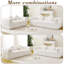 Canapé moderne de 84,6 pouces avec deux coussins décoratifs, tissu en polyester à poils longs texturé litchi doux pour la peau, canapé à trois places en mousse à carreaux-601851780