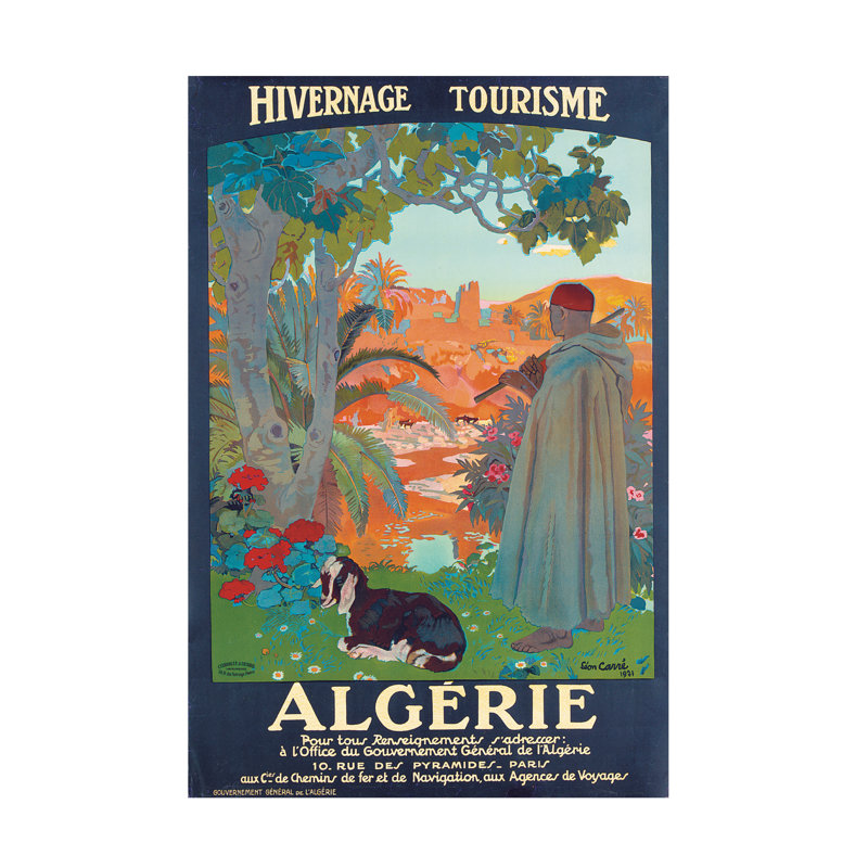 Art de toile Leon Leon Carré, 1921, H 19 po x l 12 po