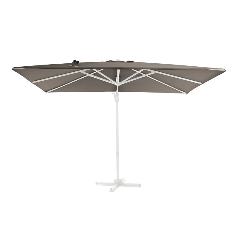 Briyelle 300cm Cantilever Parasol, White, Taupe