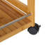 Aalyiah Solid Wood Bar Cart