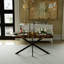 Table de salle à manger extensible pour 4 6 8, 55,11 po à 70,86 po Table de salle à manger extensible rectangulaire-1932998195