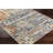 Jamieson Machine Woven Blue/Orange Area Rug-151683840