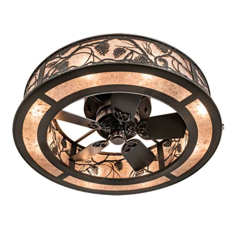 Whispering Pines Downrod Ceiling Fan