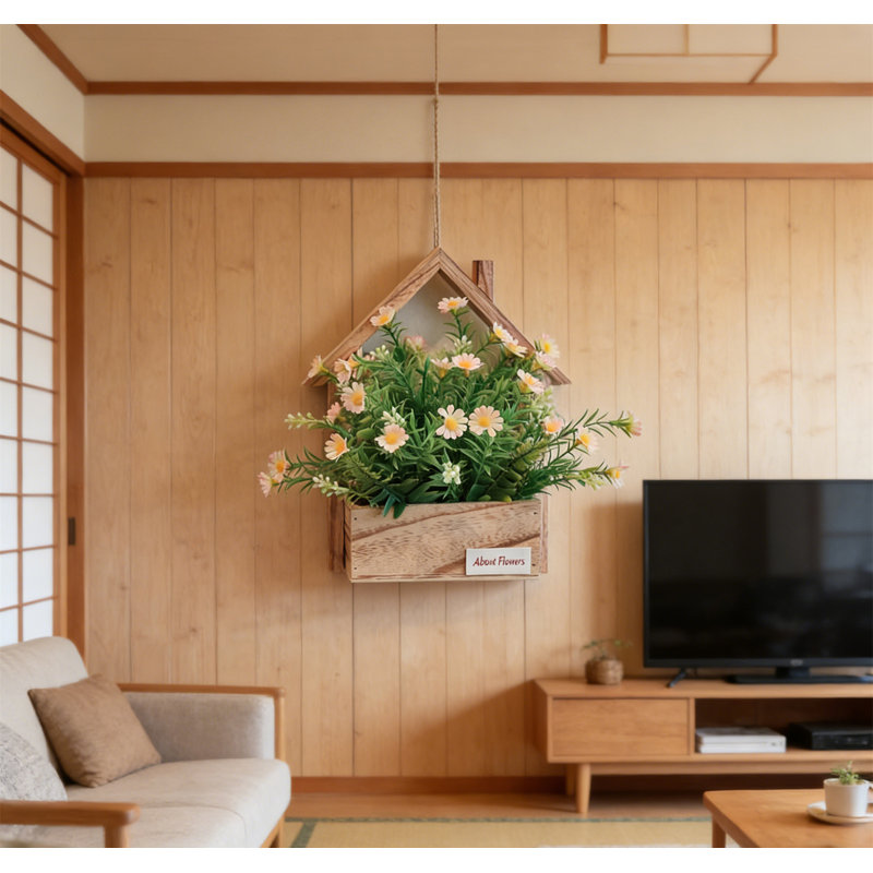 Wall-Mounted Artificial Flower