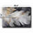 White & Gold Feather Texture Wall Art – 39.4'' X 27.6''