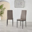 Tierra Modern Chrome Metal & Glass Round Dining Table Set with 4 Quilted Faux Leather Chairs-102146072