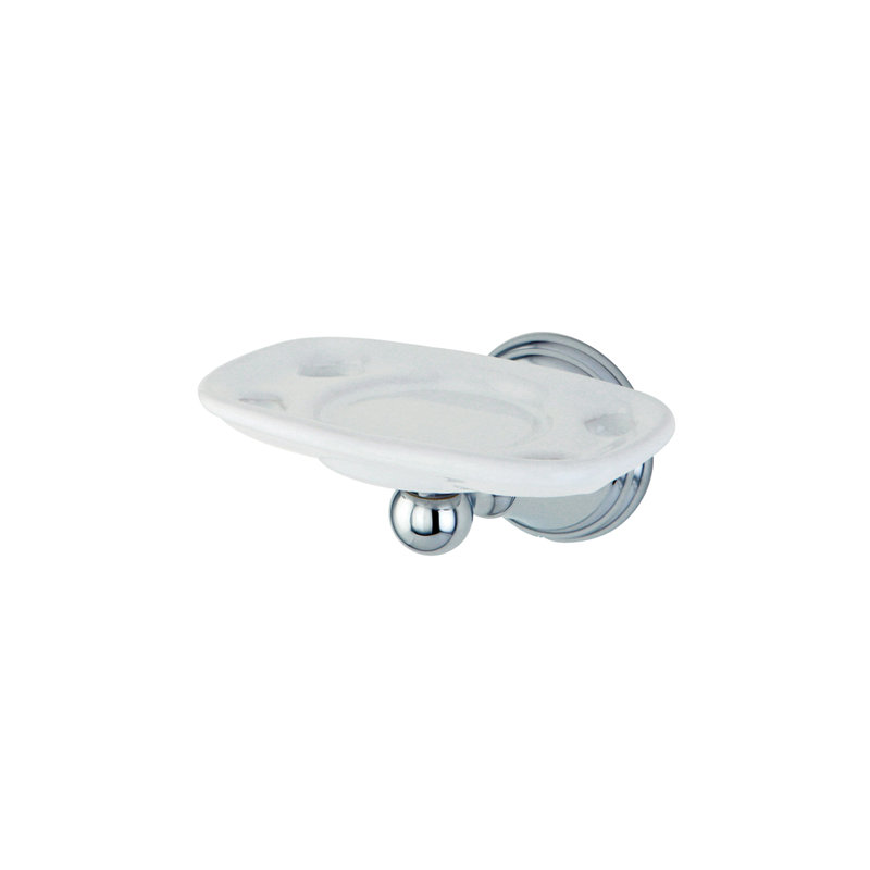 Copenhagen Toothbrush & Tumbler Holder, Polished Chrome