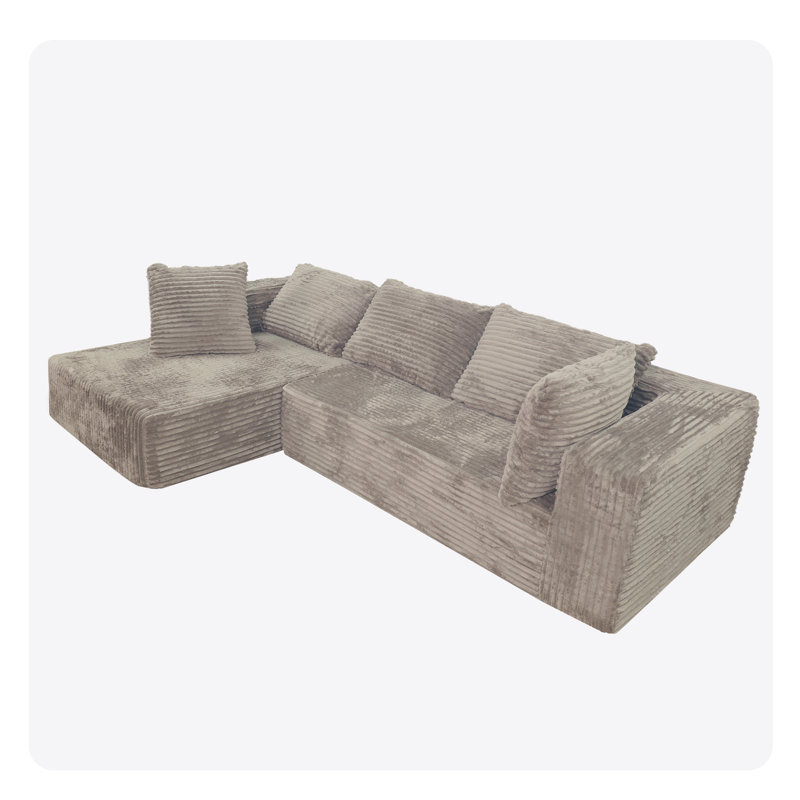 Canapé modulaire Compress, Gris antique
