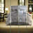 Oversized Cotton King Bedding Sets, Grey Damask Cottage Style For Home