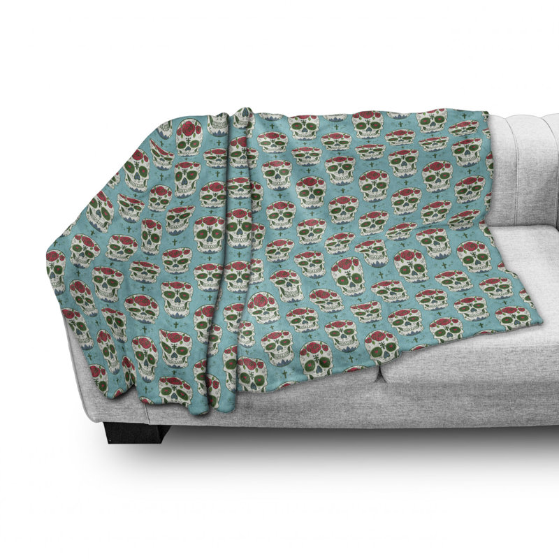 Hand Woven Throw Blanket, 50" W x 70" L