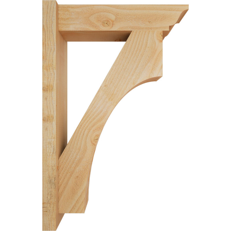 Persienne en bois Westlake, Sapin Douglas de 6 po (sciage brut), P 22 po x H 34 po
