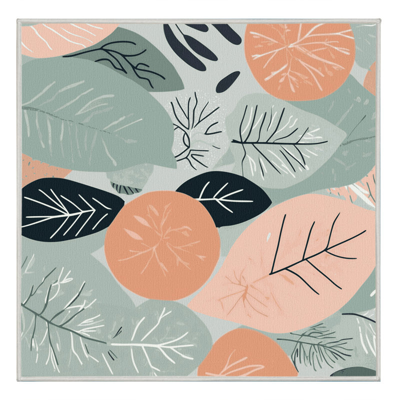 Tranquil Flora Rug, Square 6'
