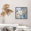 Impression florale de fleurs dorées modernes sans cadre-89516197