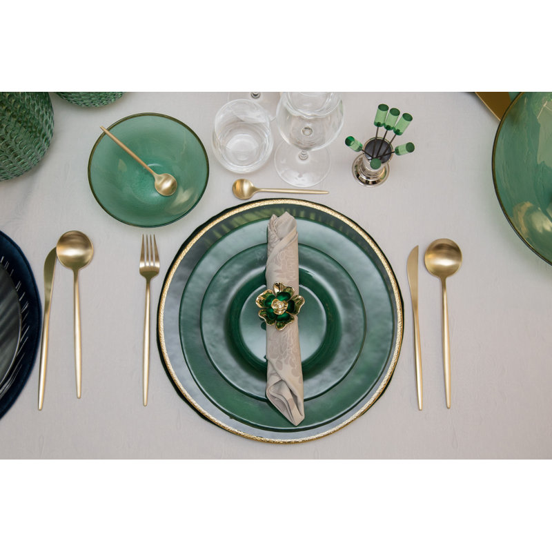 28cm Dinner Plate, Green