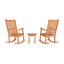 Jakarta 3pc Teak Rocker Set
