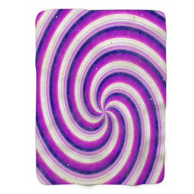 Flower Power Swirl - 1 Piece Blanket