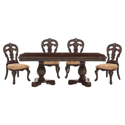 Beautiful Traditional Design 1pc Rectangular Dining Table