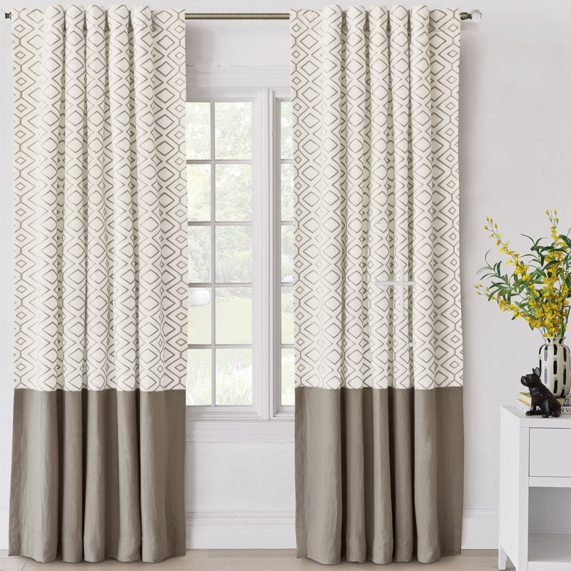 Freya Room Darkening Curtain, 48" x 108" 