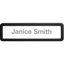Recycled Plastic Cubicle Nameplate