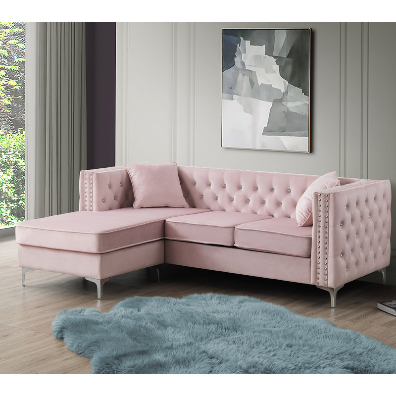 Sofa Chaise , PINK