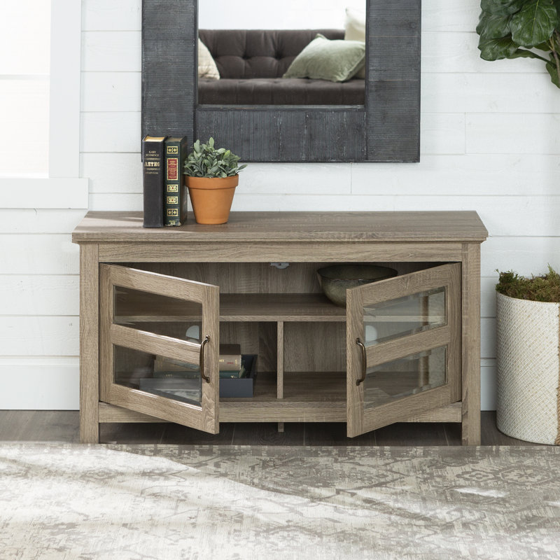 Acantha Unfinished TV Stand for TVs up to 50", Driftwood