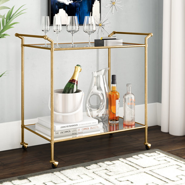 Oxendine Metal Bar Cart