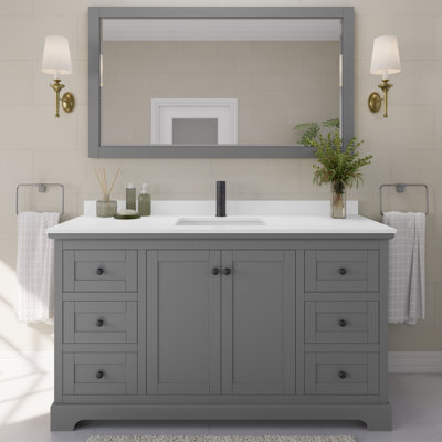 Avery Single Bathroom Vanity with Top