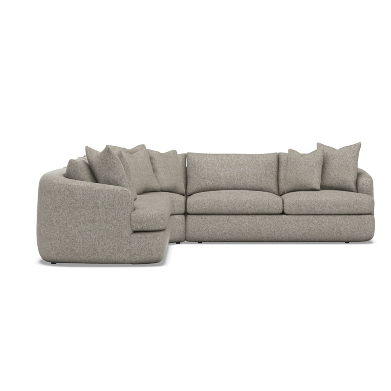 Jules Fabric 3 Pc Sectional, 1697-012