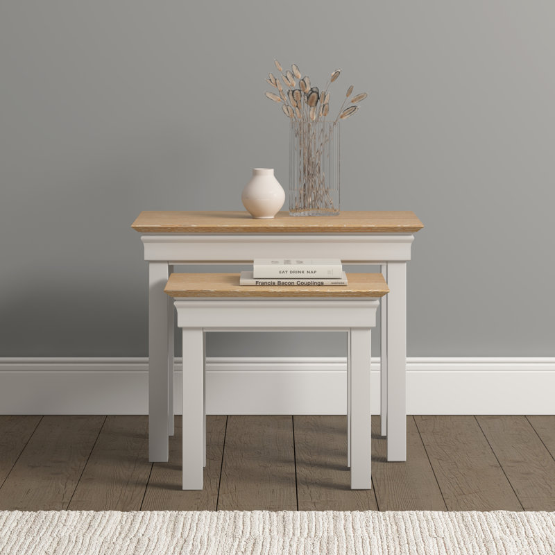 Adaleya End Table, Ivory