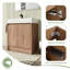 Meuble-lavabo simple avec plateau de meuble-lavabo 29,57 po Joena