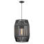 Luminaire suspendu d'extérieur 1 lumière H 21,25 po Cirebon-795177163