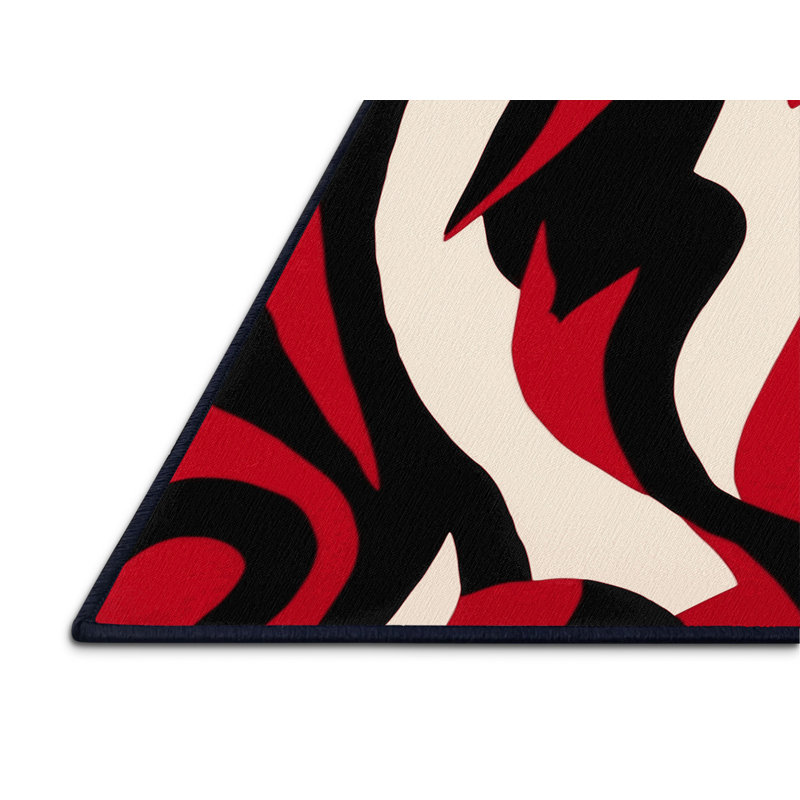 Vortex Flame Rug, Rectangle 4' x 6'