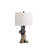 Black Bear On A Tree Polyresin Table Lamp