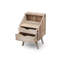 Rousseau 40cm W Solid Wood Bedside Table-1897568248