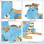 Chaise berçante en peluche pour enfants