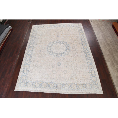 Tapis traditionnel délavé discret 10 x 13