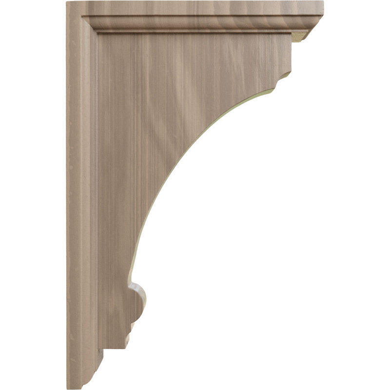 Support en bois Thompson, Noyer, H 12 po x l 2,5 po x P 8 po