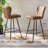 Rickman Upholstered Counter Stool with Metal Frame-515623235-530710207
