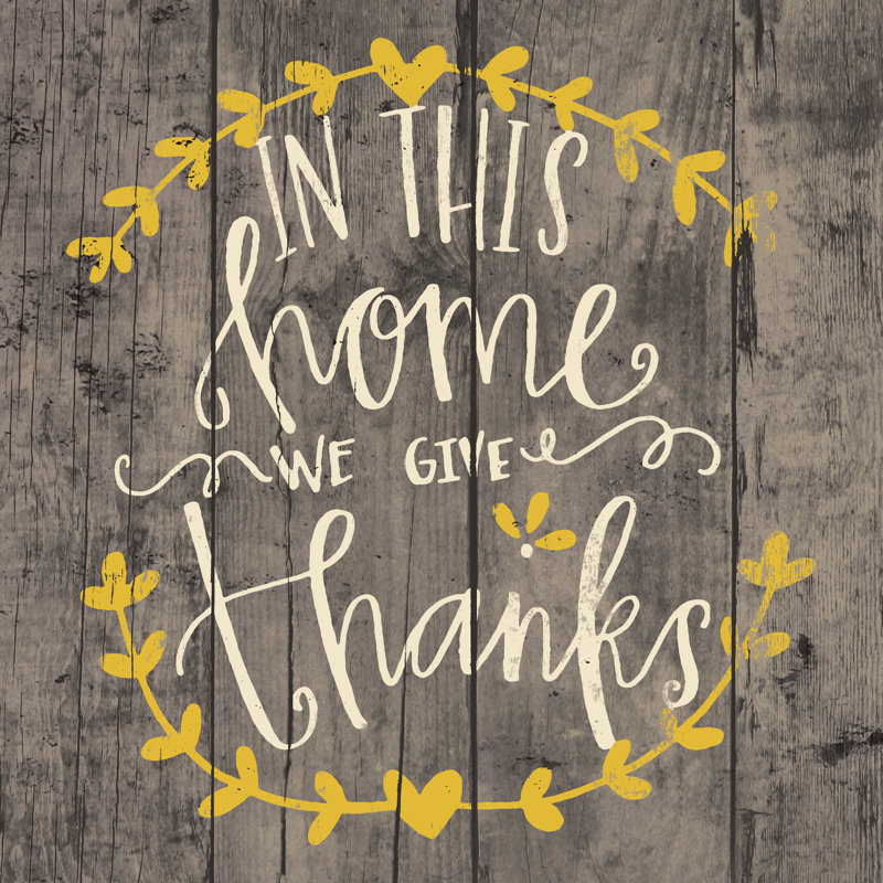 In This Home 2 - Wrapped Canvas Print, 30cm H x 30cm W x 3.8cm D
