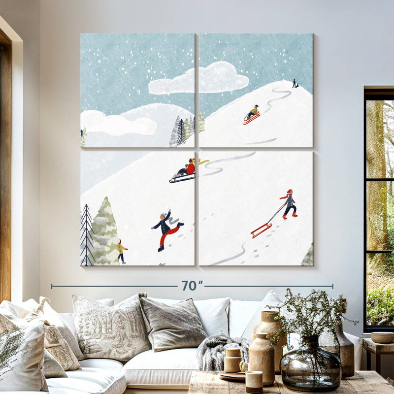 Sirci Sports d'hiver III, H 57 po x l 57 po