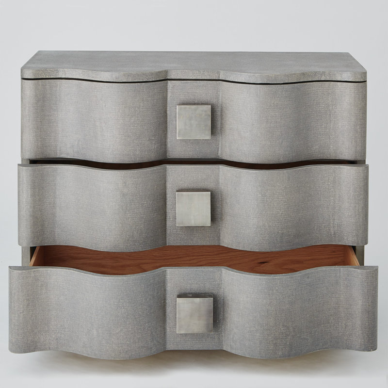 Toile Linen Chest, Gray