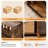 Rustic Brown Hanady For 70 Inch Tv Farmhouse Entertainment Center with Electric Fireplace Included