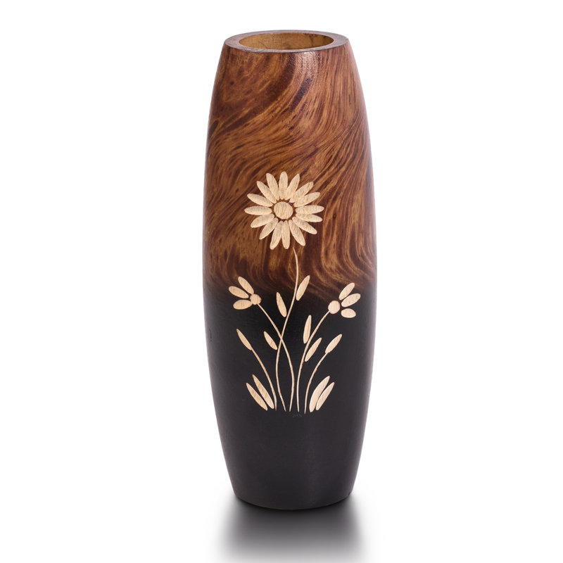 Laquinton Handmade Wood Table Vase